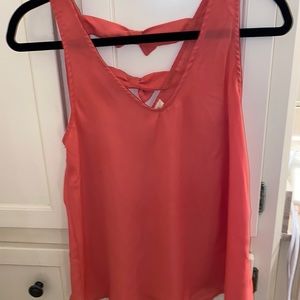 Everly Tank with bow back Size small